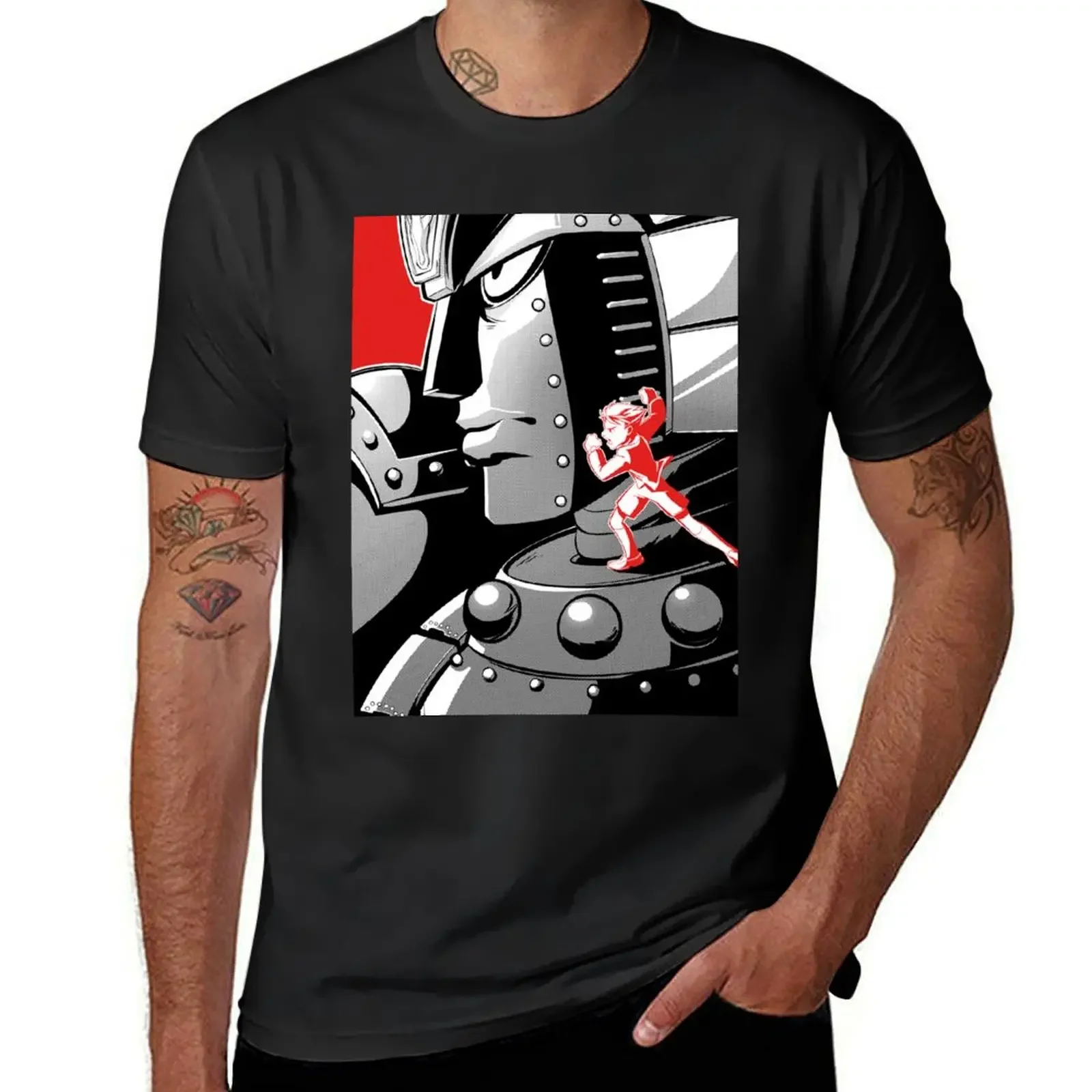 

Giant Robo & Daisaku T-Shirt tees kawaii clothes plus size clothes aesthetic clothes mens designer