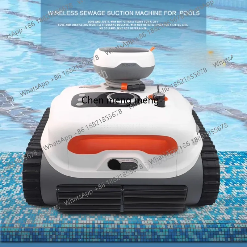 Swimming pool cleaning robot Automatic intelligent wireless underwater sewage suction machine Pool bottom vacuum cleaner