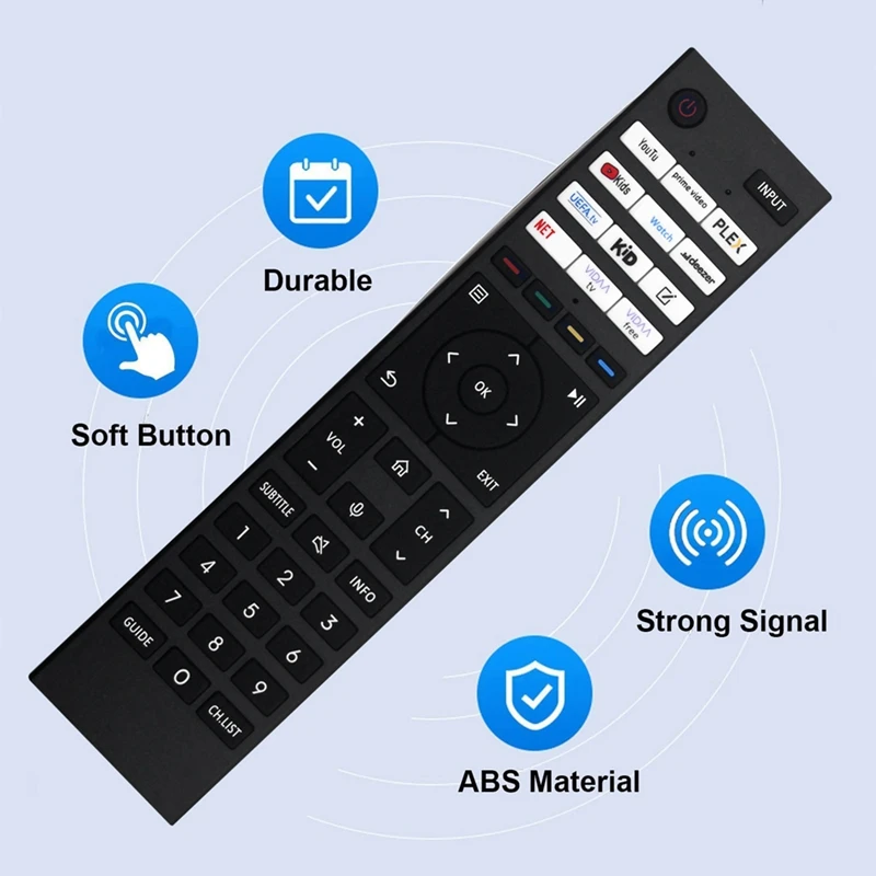 Substitua o controle remoto CT-95056 para Toshiba 4K Smart Android LED TV Controle Remoto