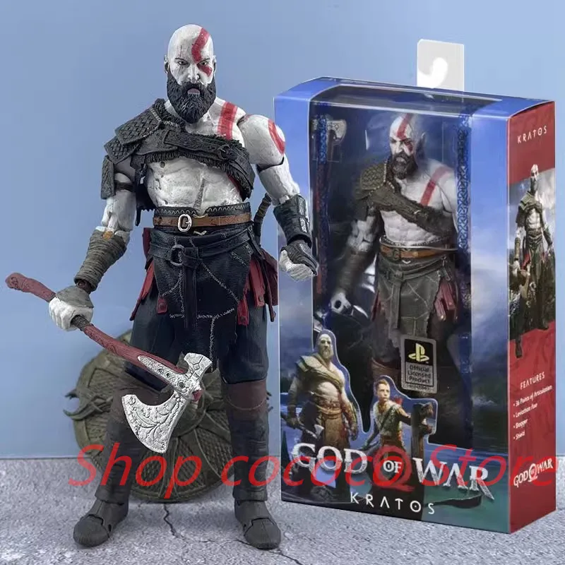 NECA 7 Inch God of War 4 Action Figure Kratos Classic Game PS4 Ghost of Sparta Exclusive Movie Film Collectable Model Toy