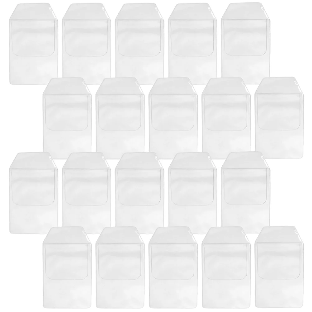 20 Stück transparente Stiftaufbewahrungsbeutel, PVC-Einsatztyp, Krankenschwester-Stift-Organizer, Taschenschutz für Ärzte, Krankenhausbedarf