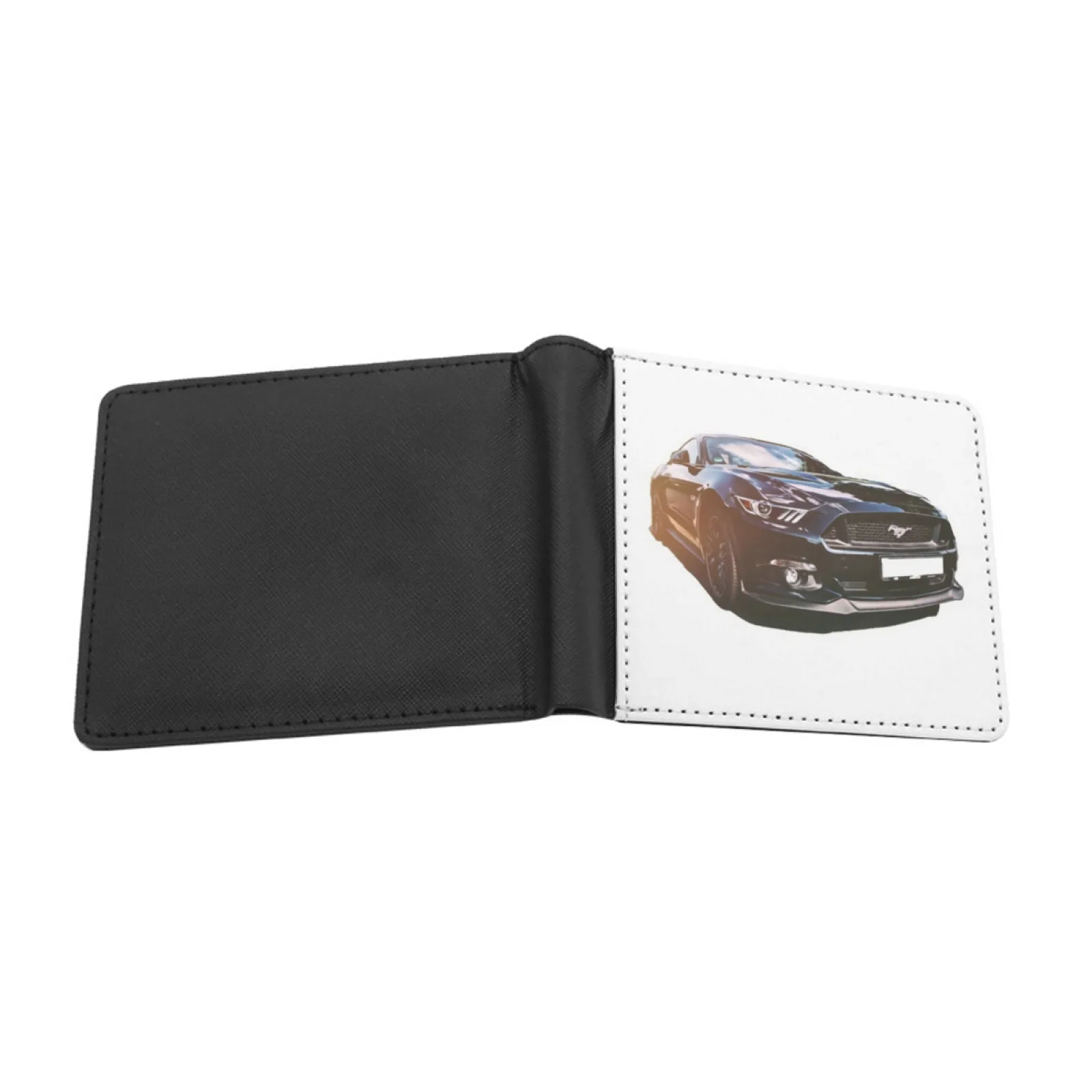 Personalized Wallet For Men And Women Pu Leather Short Pocket Purse Saleen 302 Muscle Car Motorsport Motor Car Carsclassic