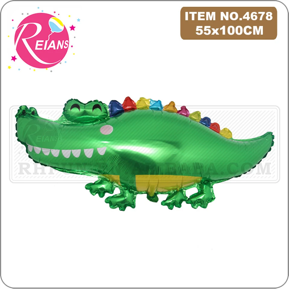 Crocodile Ballon Cartoon Animal Foil Balloon Birthday Party Decorations Happy Birthday baby shower Decoration Anniversary Globos