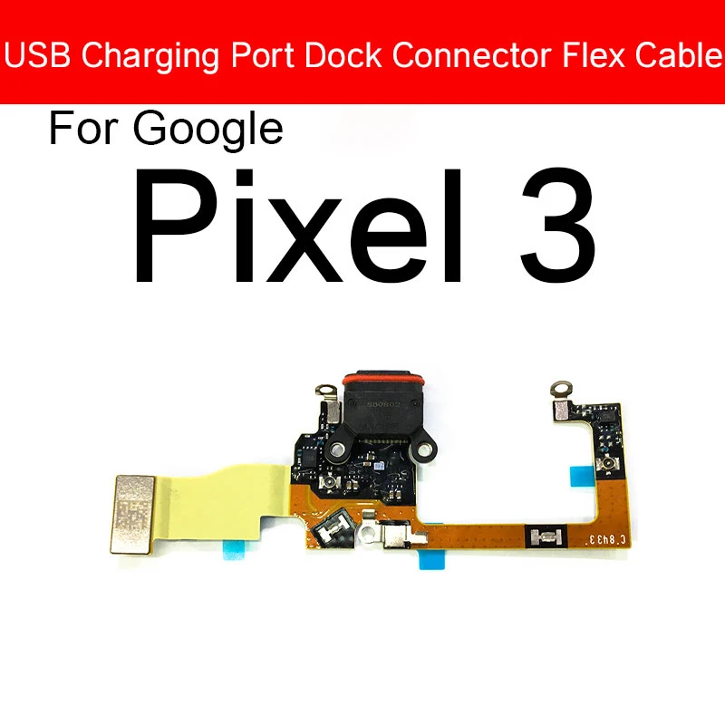 USB Charging Port Board For Google Pixel 2 2XL 3 3XL 3A XL 4 4XL 4A 5G Dock Charger Plug Connector Board Flex Cable Repair Parts