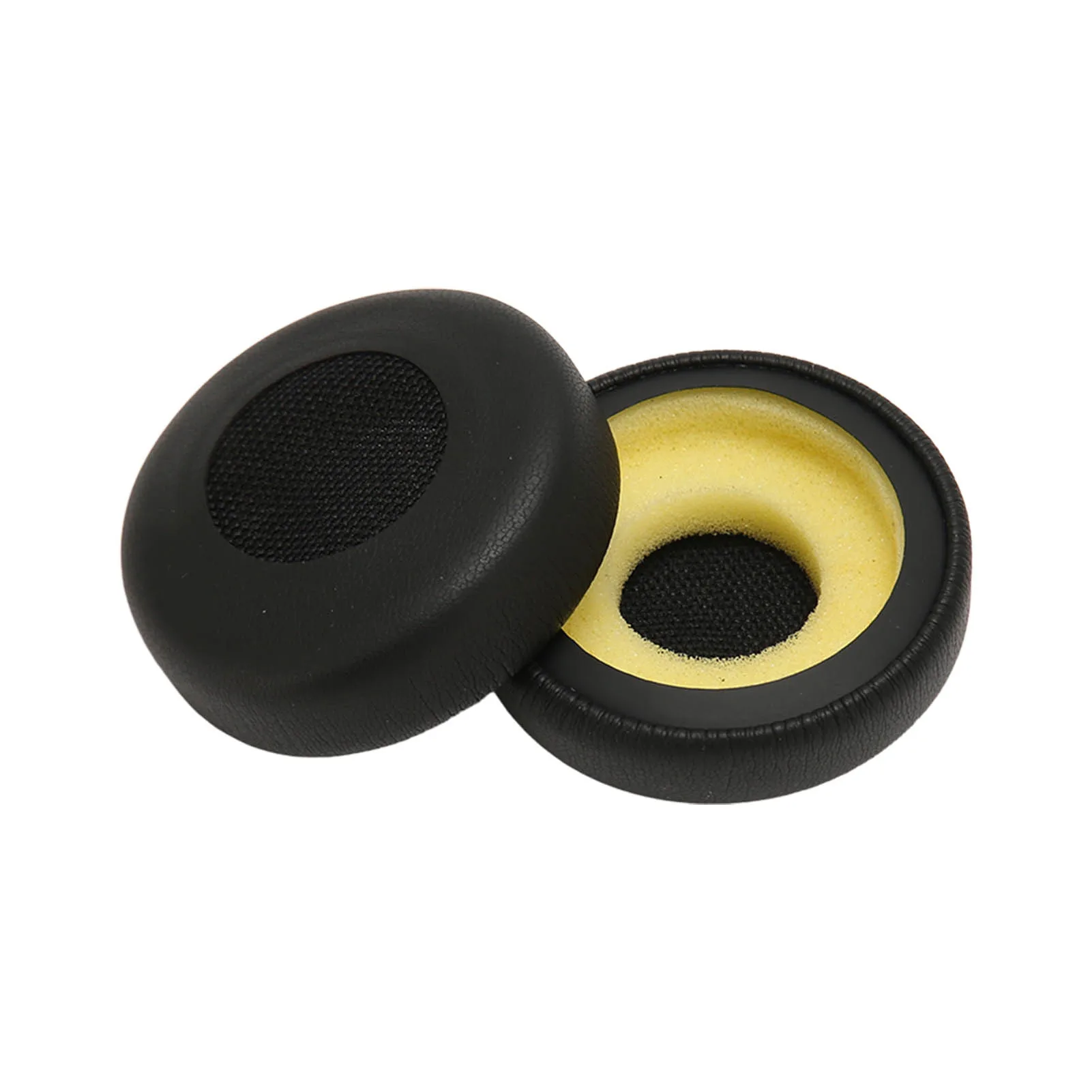 1 paire d'oreillettes de remplacement professionnelles en cuir protéiné pour casque Jabra Evolve 20 20se 30 30II 40 65 65+