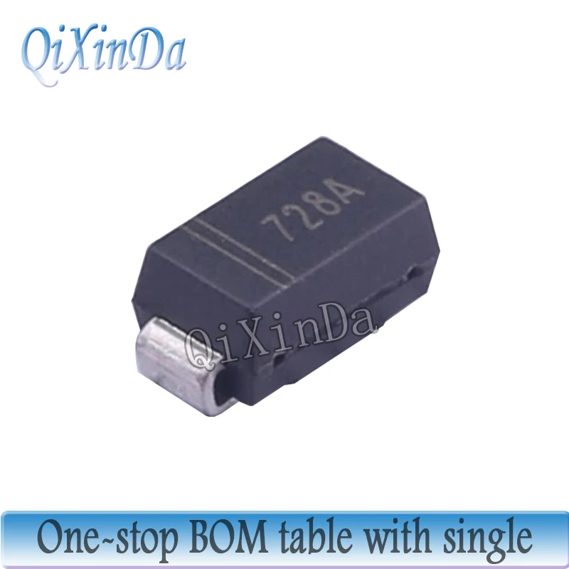 50PCS 1W SMD Zener Diode 3.3V 3.6V 4.7V 5.1V 5.6V 6.2V 8.2V 9.1V 10V 11V 12V 15V 18V 20V 24V 30V SMA 1SMA47 Series DO-214AC