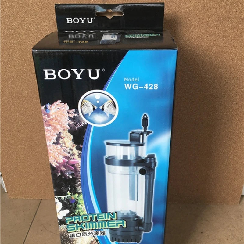 BOYU WG-428 8W 220-240V Internal Protein Skimmer with pump Nano Salt Water Marine Aquarium Fish Tank