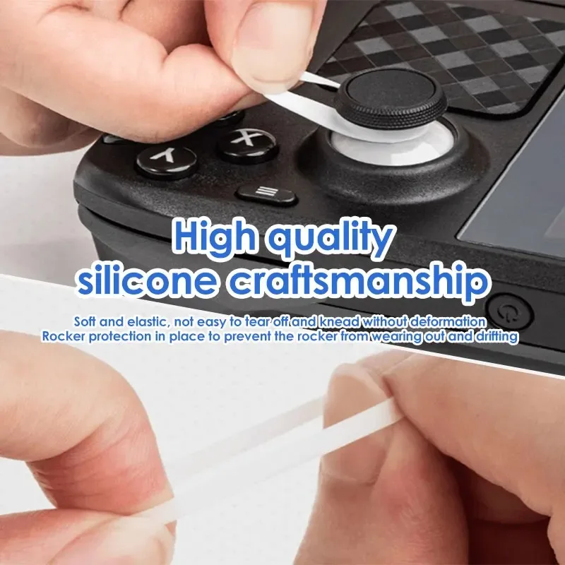 Gamepad Joystick Rocker Protection Ring 4Pcs/Bag Anti-friction Anti-Wear Powder Suitable for PS5/Switch/Xbox Gamepad Joysticks