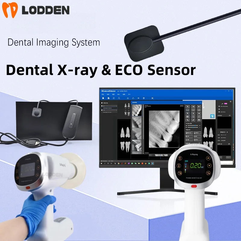 Dental X-Ray Oral Imaging System for Medical Sensor High Frequency Handheld Portable X-Ray Machine Set