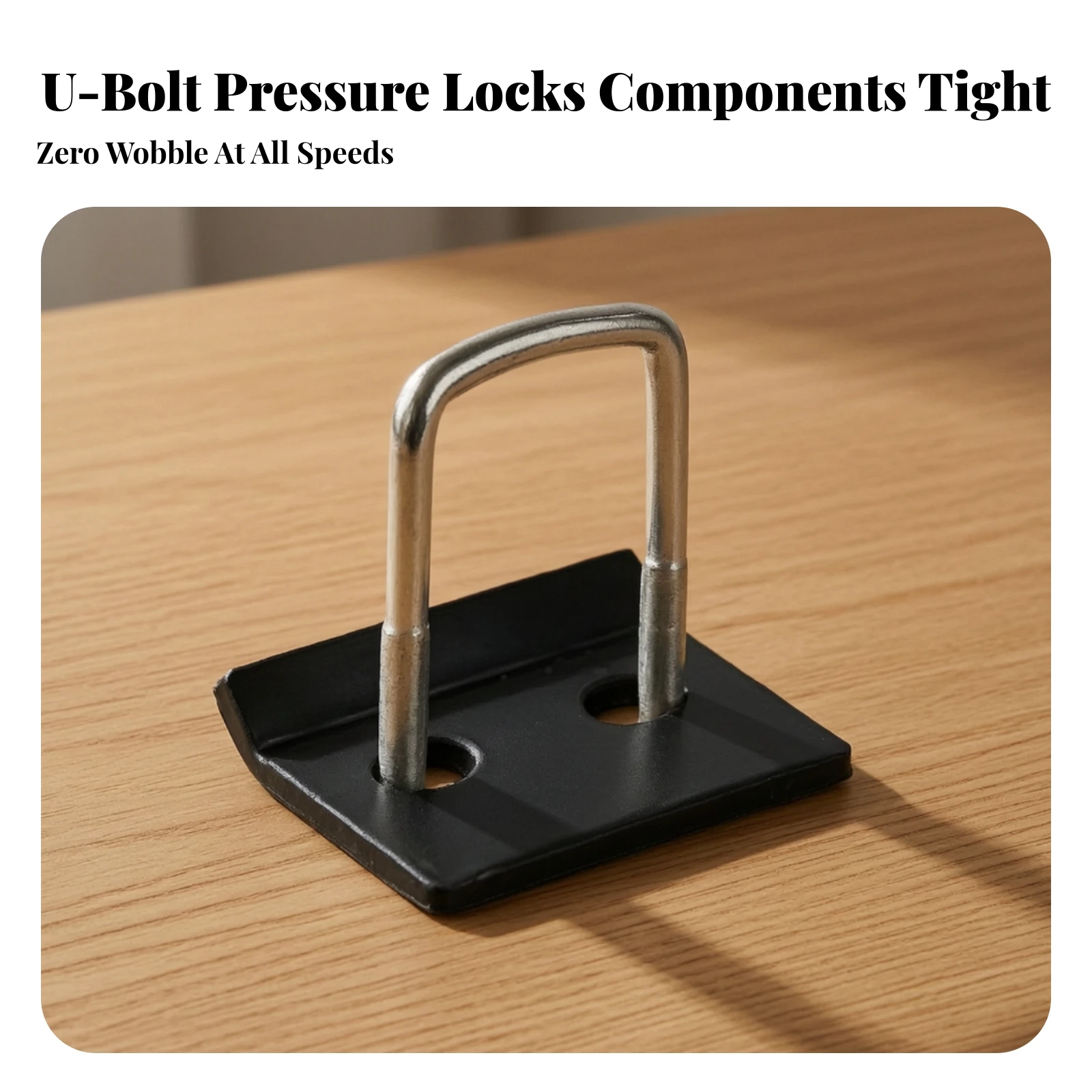 U Shaped Loop Fastener Heavy Duty Trailer Arm Hardware with Galvanized Steel Eyelet for Truck