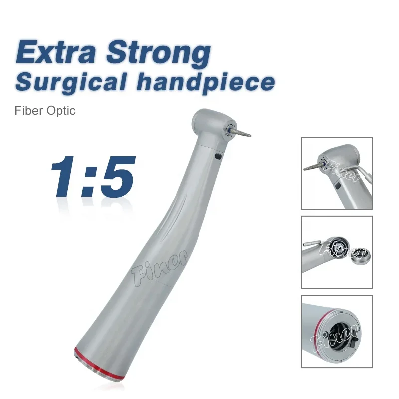 Red ring increasing den tal handpiece with external spray 1:5 den tal handpiece