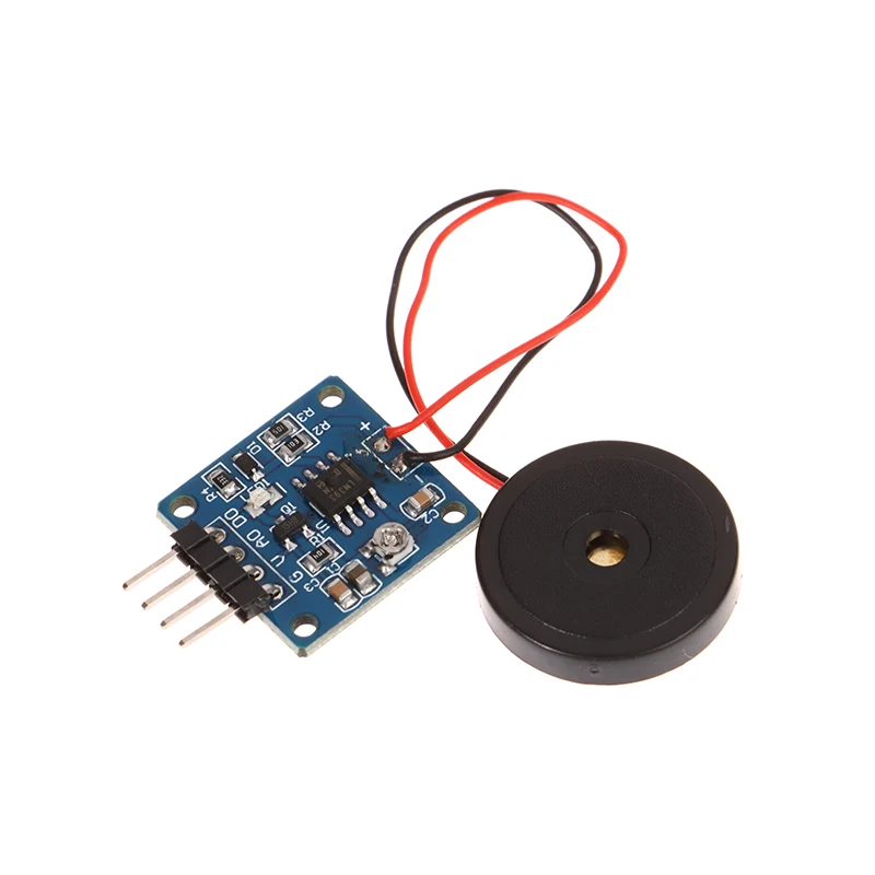 5V Vibration Sensor Piezoelectric Sheet Impact Vibration Switch Module Piezoelectric Impact Vibration