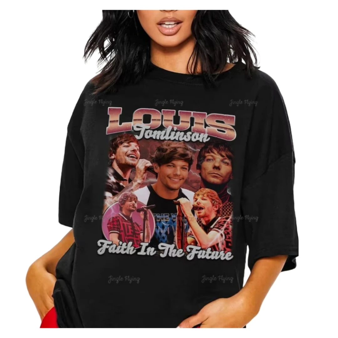 Vintage Louis Tomlinson Shirt Tour Music Shirt Louis Faith In The Future Sweatshirt Oversized Tee