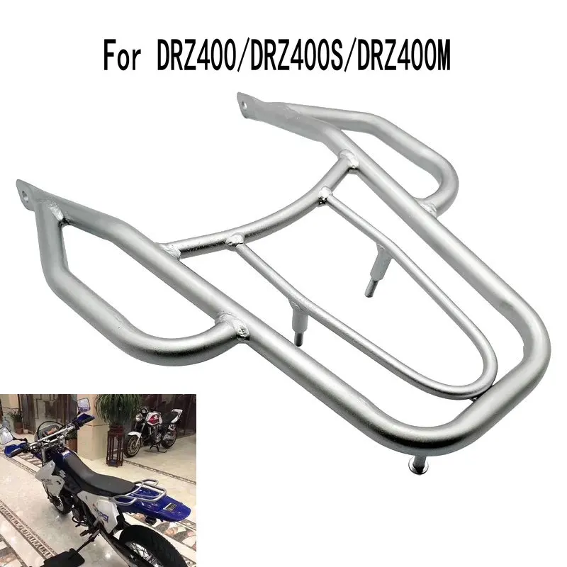 Motorcycle Rear Fender Luggage Rack Support Holder Saddlebag For Suzuki DRZ400 DRZ400S DRZ400M DRZ 400 S M Cargo Shelf Bracket