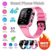 Kids 2G Smart Watch Sim Card Video Call  SOS GPS Location Phone Watch Camera Location Tracker Waterproof Child Smartwatch Girls