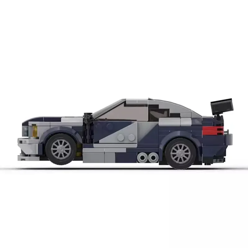 MOC-164642M3 GTR Classic Supercar Assembly Splicing Building Block Model 408 Parts MOC Creative Building Blocks Toy Gift