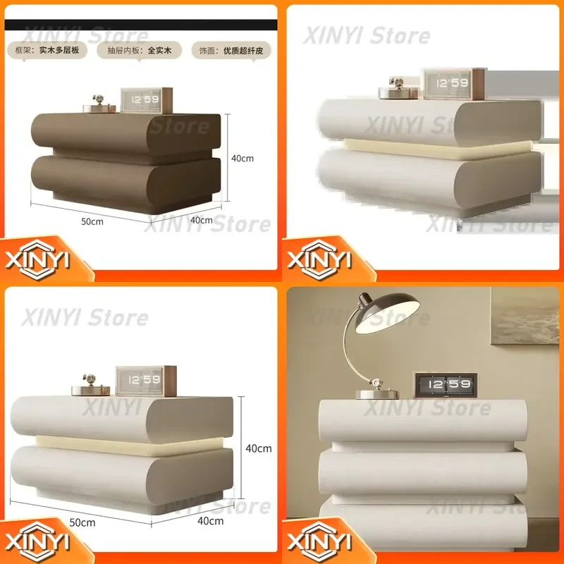 for Simple Created Bedside Table Storage Mobile Dresser Bedroom Bedside Tables Modern Small Furniture Home Decor Living Room