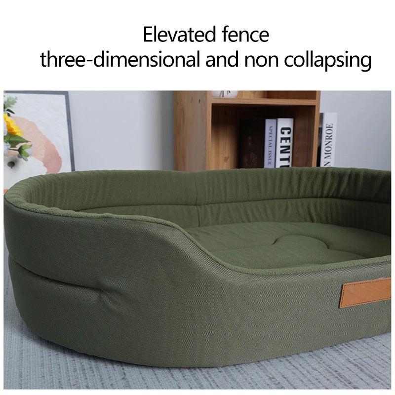 Dual Use Cat Dog Bed Waterproof 600D Oxford Cloth/Polar Fleece Double Sided Available Suitable for All Seasons Pet Accessories