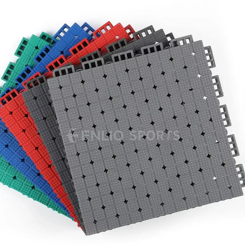 Rubber Basketball Court Mat Outdoor Tournament Sports Flooring with Shock Absorption Eco-Friendly 2