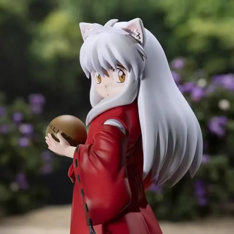 Figura de acción de InuYasha de dibujos animados de Anime, figura de Inuyasha infantil, muñecas bonitas, modelo de pie, decoración coleccionable de PVC, regalos de juguete