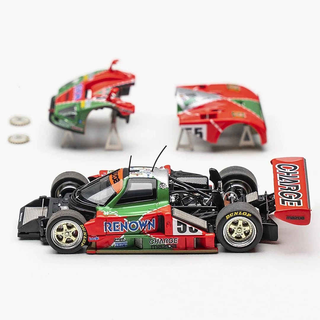 Novo em estoque Motorhelix 1:64 Mazda 787b # 55 liga miniatura