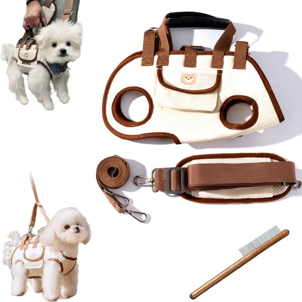 

Dog bag out portable breathable multi-functional traction backpack can be carried crossbody cat bag pet strap