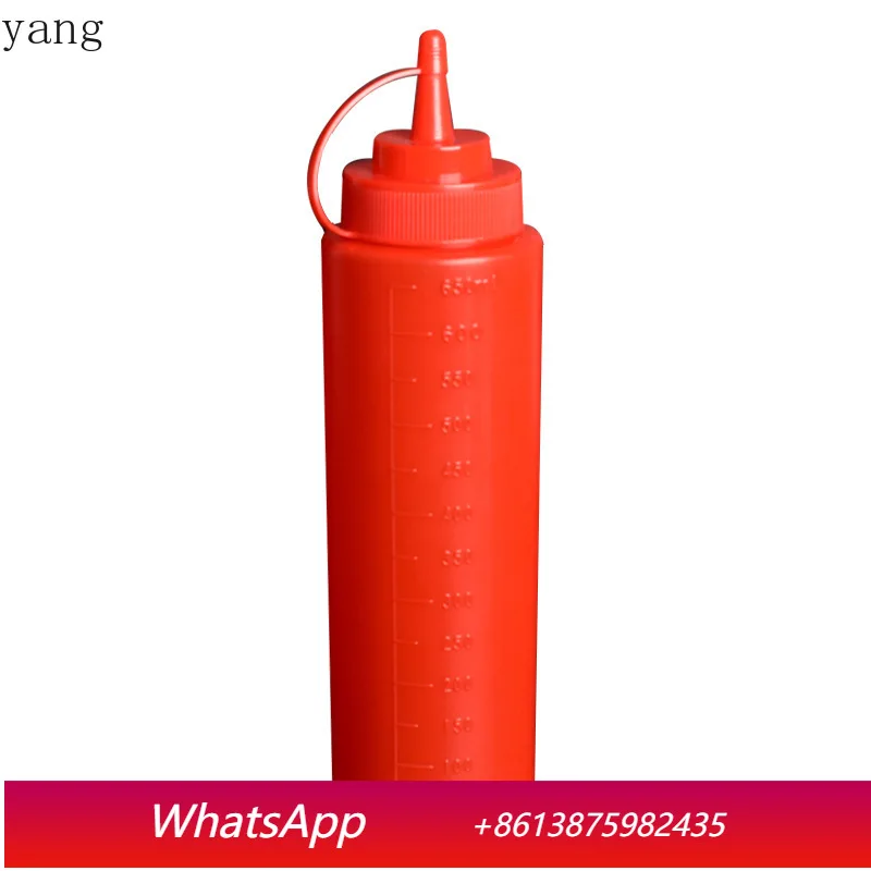 CX kitchen supplies dressing bottle salad dressing press extrusion bottle plastic extrusion sauce seasoning bottle