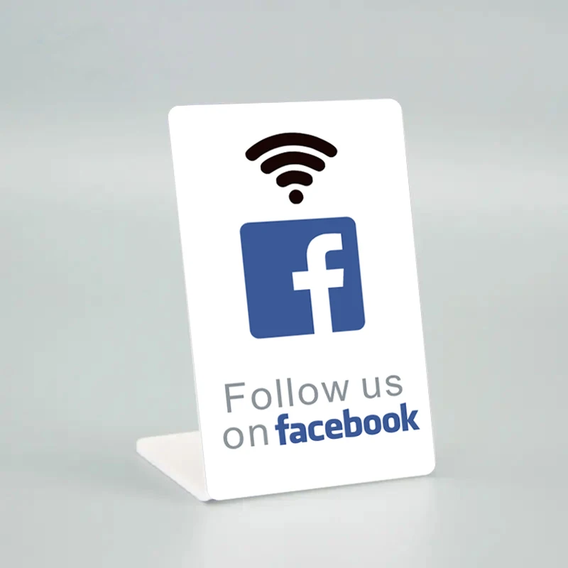 Facebook Nfc Stand Display Nieuw Ontwerp Voor Een Boost Van Uw Volger En Bedrijf