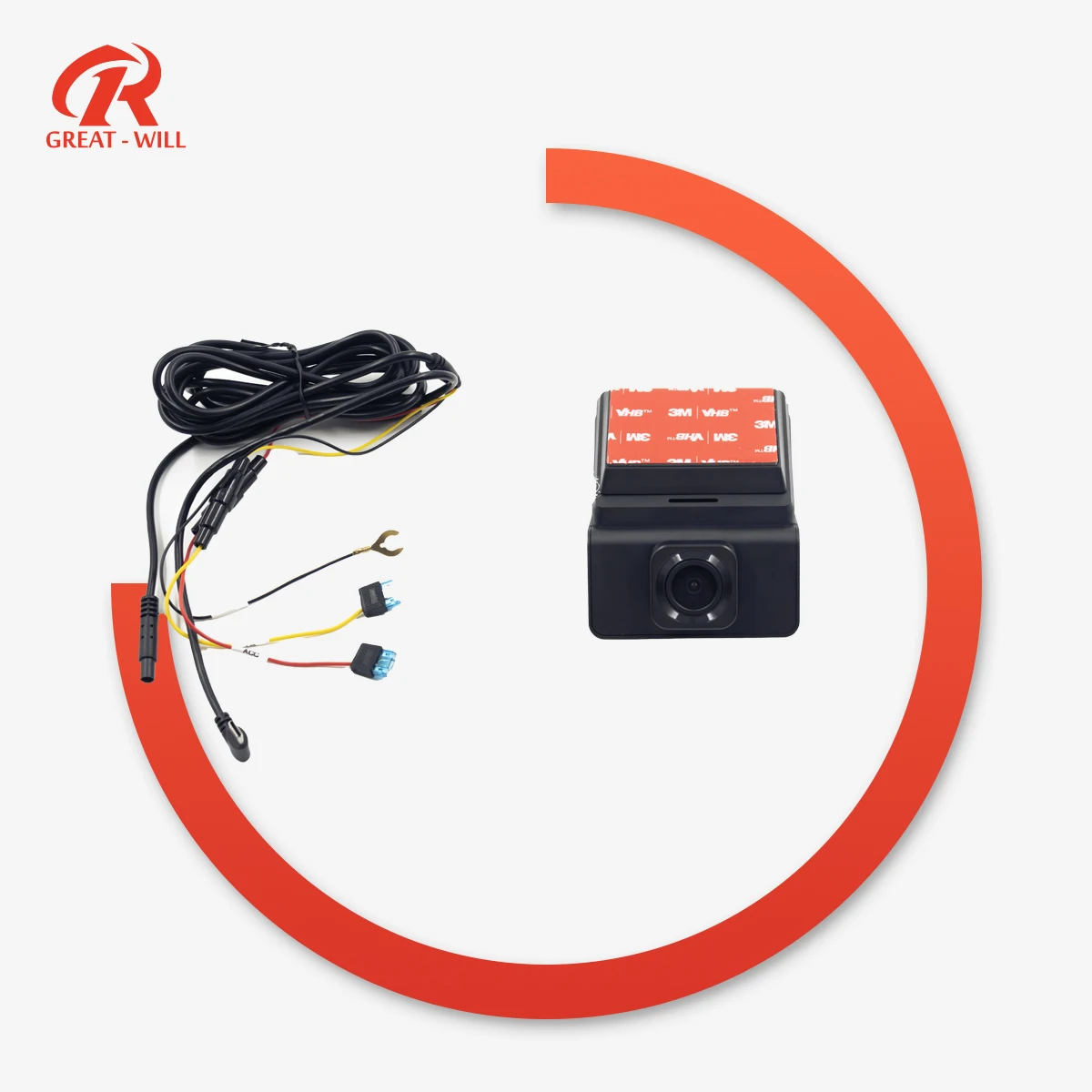 

Camara Para Auto 2 Lens Camera Car DVR Dash Cam 2K 4G Dashcam Video Recorder Car Black Box for Safe Driving Record