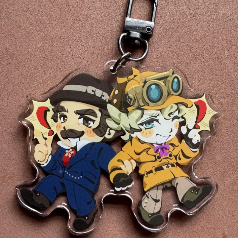 the Great Ace Attorney Anime Acrylic Keychain Collectible Trendy Pocket Size Character Toy for Fans