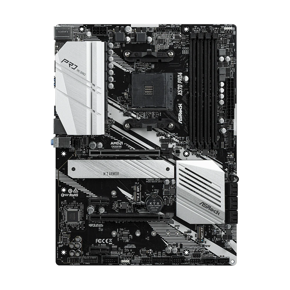 ASROCK X570 PRO4 AMD X570 AM4 マザーボード Ryzen 9 5950X 5900X 7