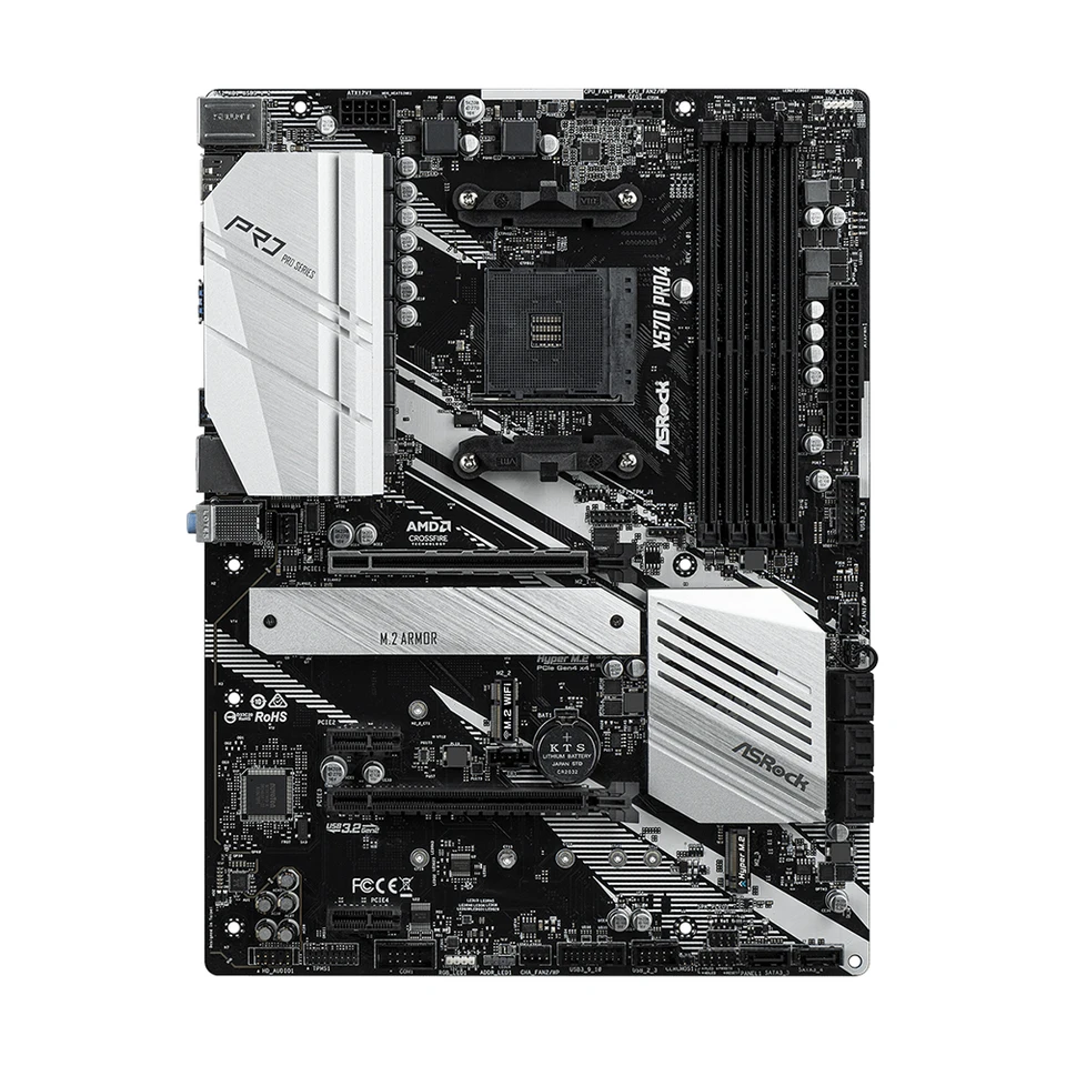 ASROCK X570 PRO4 AMD X570 AM4 マザーボード Ryzen 9 5950X 5900X 7