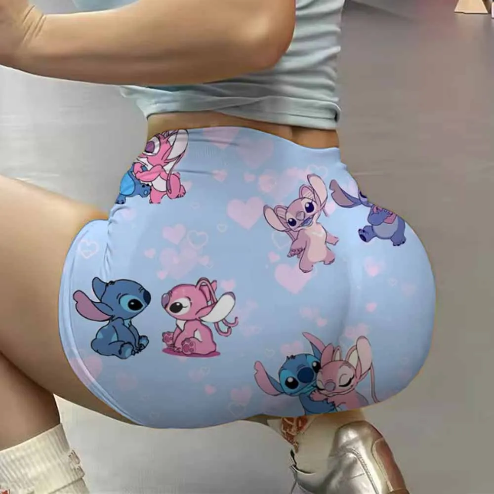 カスタムステッチイメージバレーボールバイカーワークアウトショーツ女性用ジムアスレチックヨガショーツ