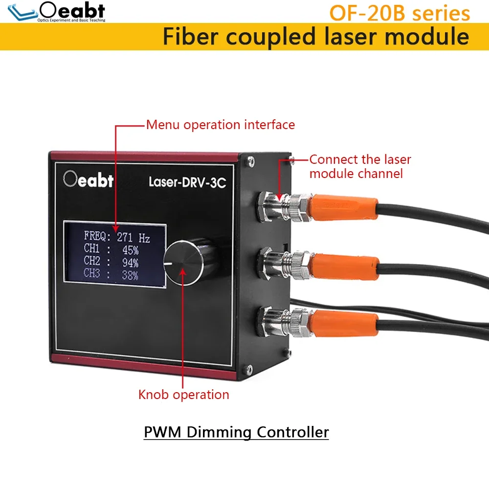 OF-20B Series Fiber Laser Module Fiber Laser Coupled With SMA Interface Core 5/10/20mW