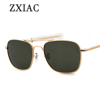 ZXIAC Metal Polarized Sunglasses Men Aviation Frame Sun Glasses 2024 Brand Designer Double Bridge Eyeglasses UV400 Lens Shades