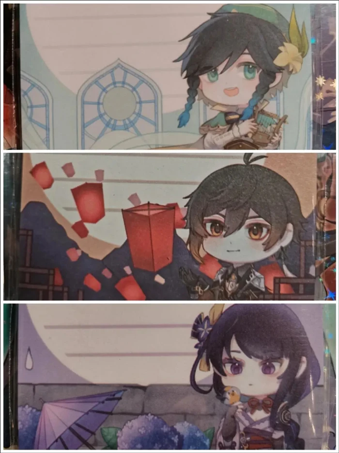 Jeu Impact Cute Sticky Note, Raiden Shogun Memo Pads, Venti Note Paper Notebook, Cosplay Zhongmovies, Barbatos Notepad, Staacquersing