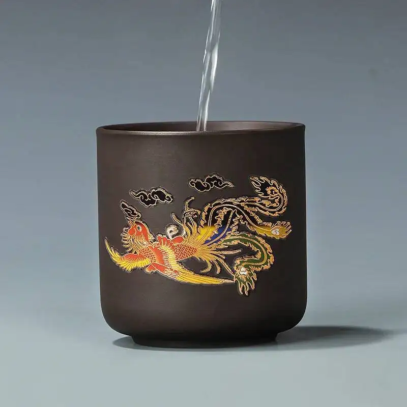 Heat-sensitive Color-changing Master Cup Kung Fu Tea Cup Drinking Cup Home Use Reception Cup High Aesthetic Business Gift