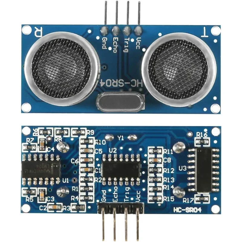 1-10PCS HC-SR04P HC-SR04 Ultrasonic Ranging Module Ranging Sensor Module 3-5.5V Wide Voltage Performance Is Stronger