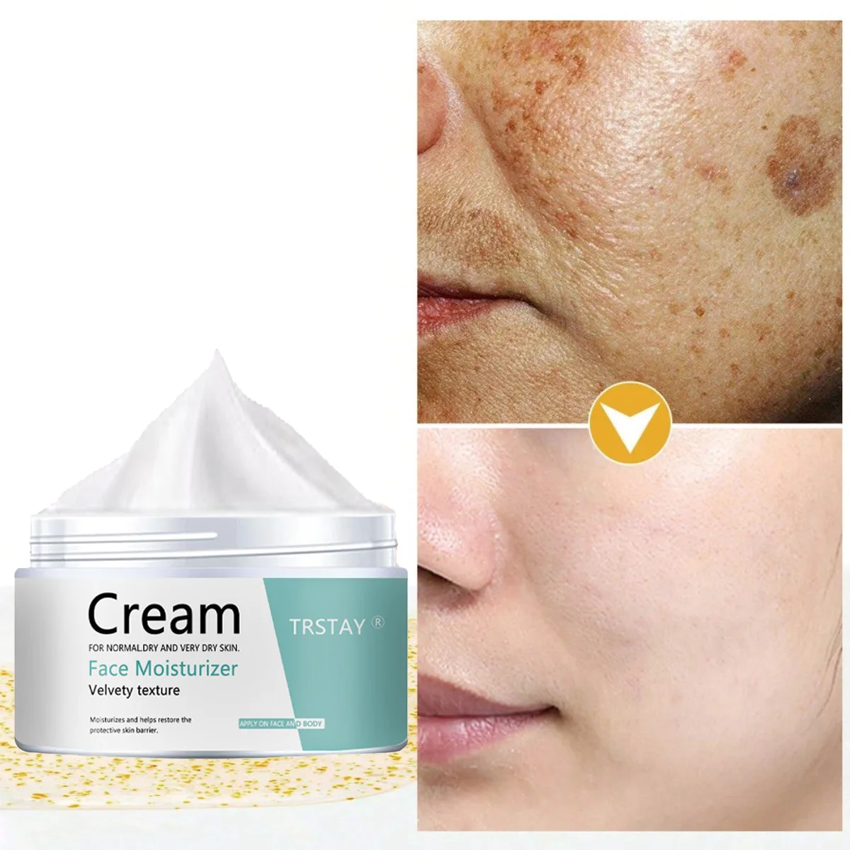 TRSTAY crema hidratante Facial neutra para la piel seca y muy seca restaura barrera protectora cremas faciales para el cuidado de la piel