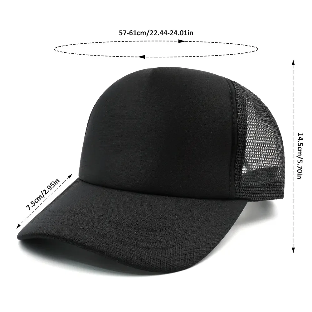 남여 트럭 모자 사용자 정의 로고 메쉬 폼 자수 야구 모자 남자 여름 야외 스포츠 모자 Gorras 여성