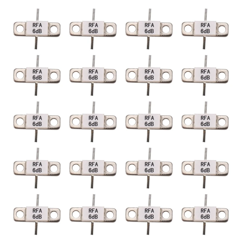 

20X 6DB ATTENUATORS FLANGED 100 Watt 6 DB 100W-6DB RFP 100W-6DB 100Watt DC-3.0 Ghz RFP 100W-6DB RFR 6-100