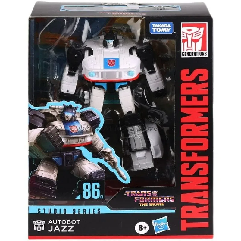 Transformer Toy Anime Deformation Robot Jazz SS86-01 Movie Studio Series Character Collectible Action Figures Model Gift Hobbies