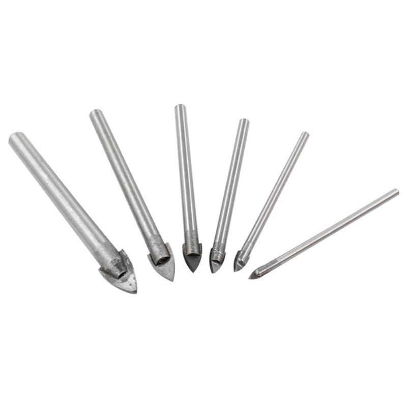 6-Piece Woodworking Bit Kit Is Suitable For Drilling Expander Of Glass- Marble Tiles Concrete Bit Kit
