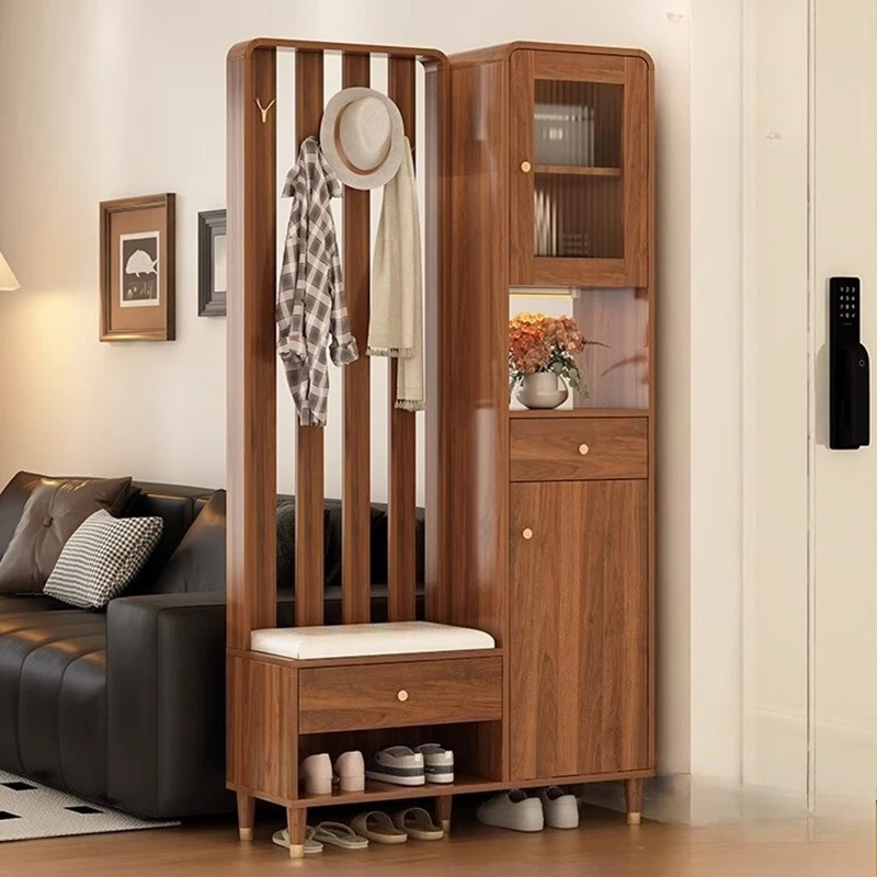 

Floor Standing Place Saving Clothes Rack Detachable Wood Storage Shelves Clothes Rack Display Hanger Ropero Home Accessories