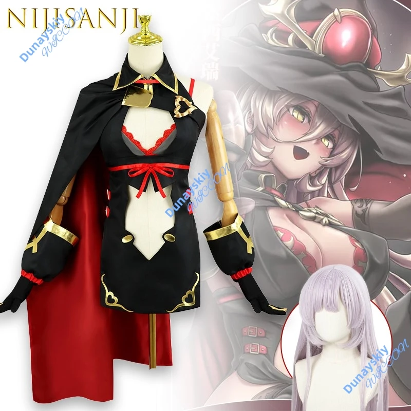 

Anime Nijisanji Nui Sosei Cosplay Combat Uniforms Roleplay Outfit Halloween Party Character Role Playing Suit