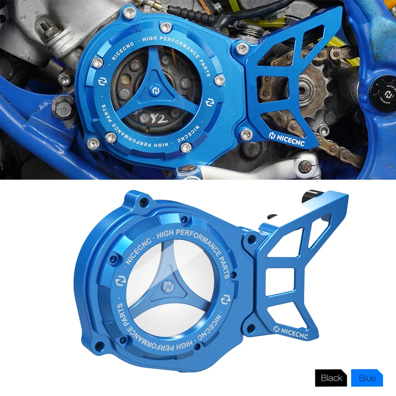 

NICECNC Sprocket Guard Chain Guard Clear Ignition Cover Protector Kit For YAMAHA YZ85 2002-2023 YZ65 2018-2023 YZ80 1993-2001