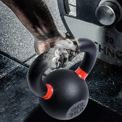 Factory Custom Cast Iron Competition Kettlebell Set Powder Coated for Body Building Fitness