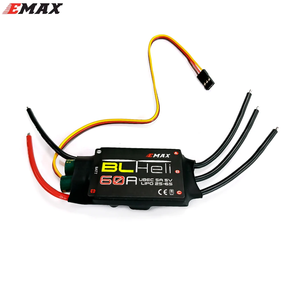 EMAX BLHeli 80A/60A/50A/40A/30A/20A/12A ESC สําหรับ RC Multirotor FIXED-Wing FPV Drone QAV250 QAV210 ของเล่นอะไหล่