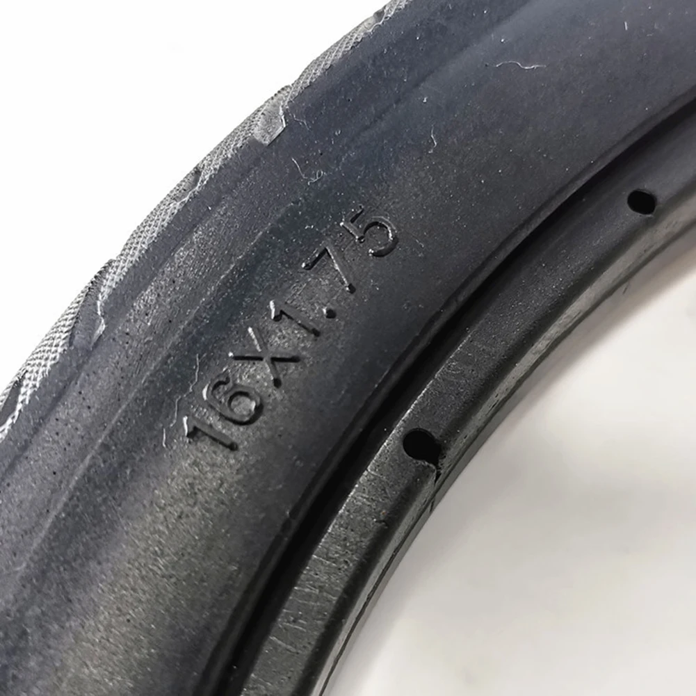 

16x1.75 Tire 16 Inch Explosion Proof Polyurethane Rubber Wheel Non Inflatable Puncture Resistant For Electric Bike Scooter Bicyc
