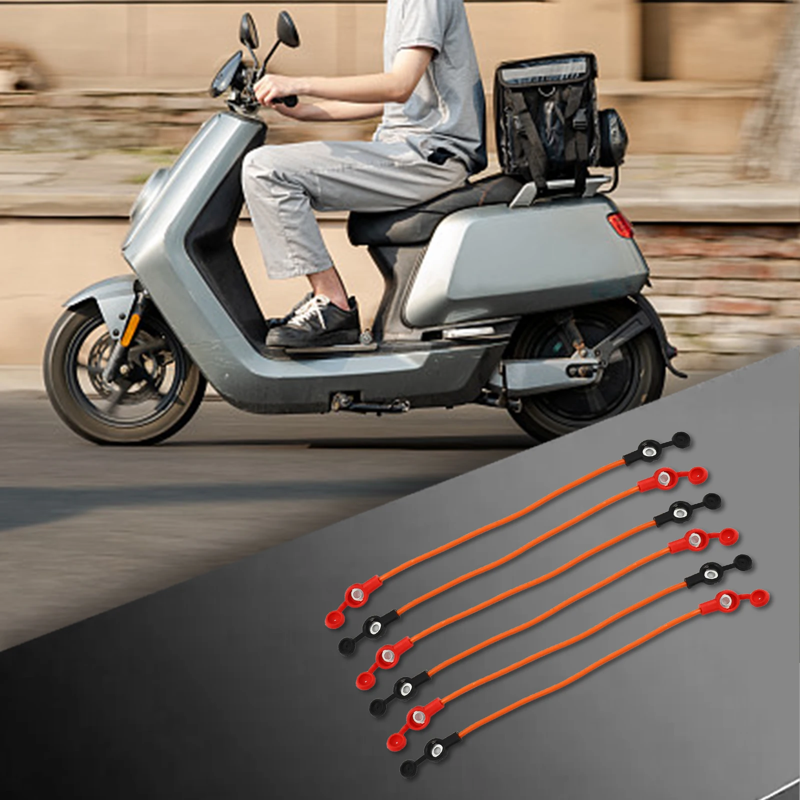 6Pcs Ebike Battery Cable Electric Bicycle Ebike Battery Cable Copper Flexible Car Battery Cable Bicycle Trainers Accessories - Image 2